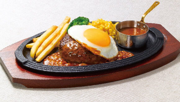 黒×黒ハンバーグ